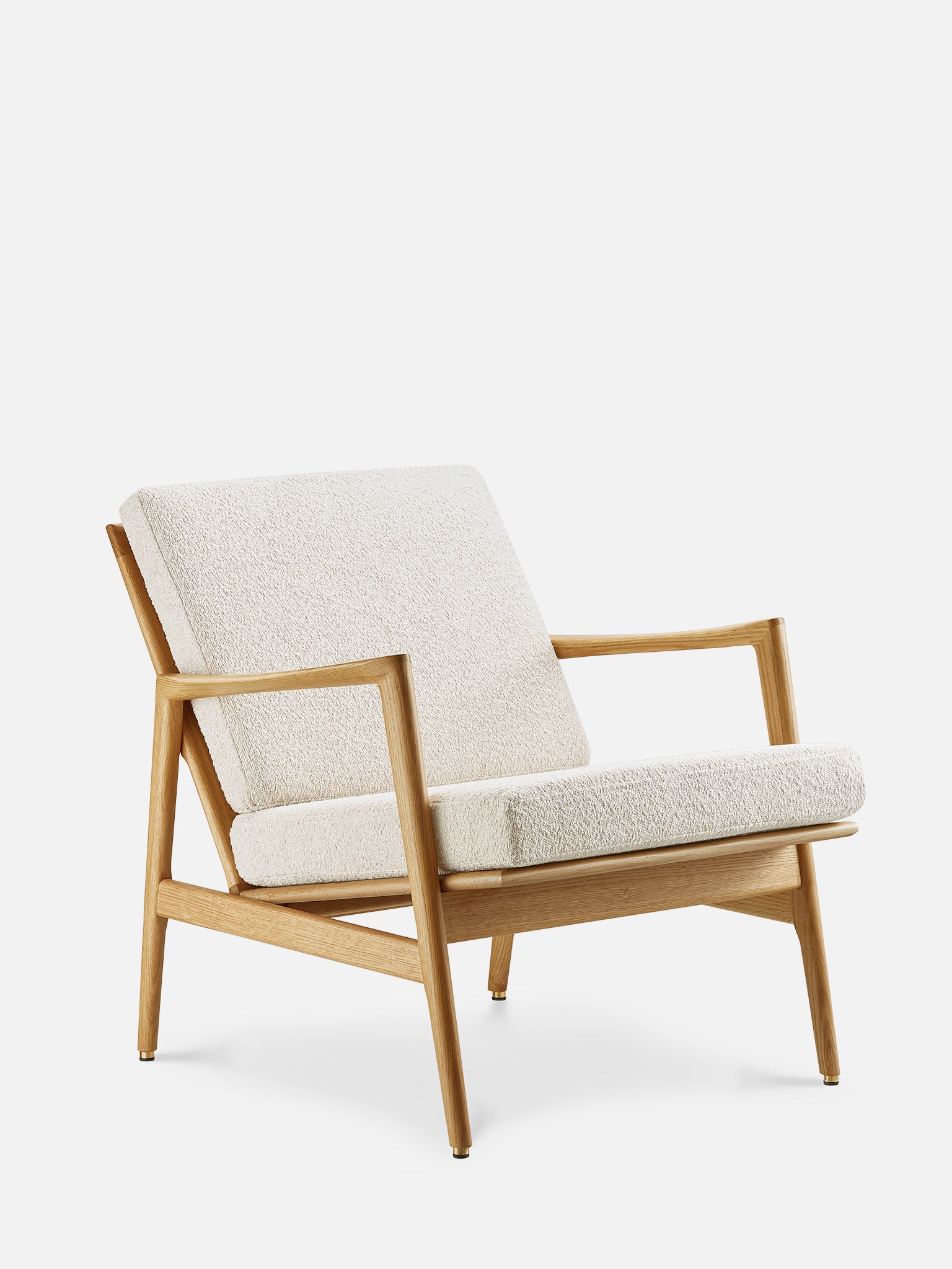 Stefan Lounge Chair in Boucle Creme – 366 Concept