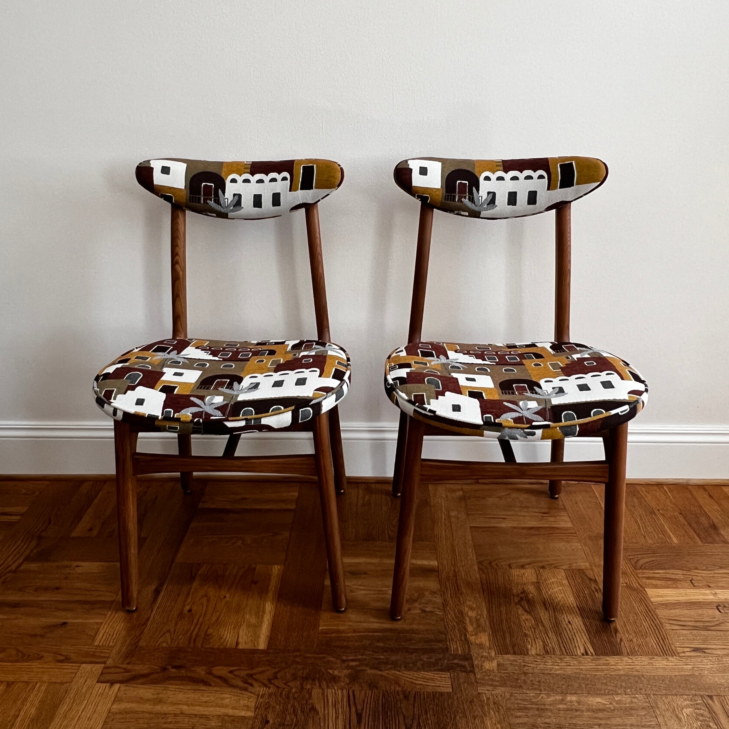 Déstockage: Chaise 200-190 en tissu Casamance Amorgos Ficelle