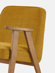 Fauteuil 366 en tissu Coco Mustard