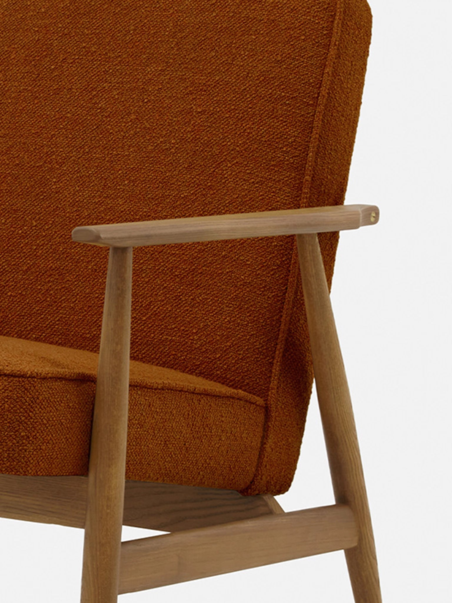 Fox Lounge Chair in Boucle Sierra