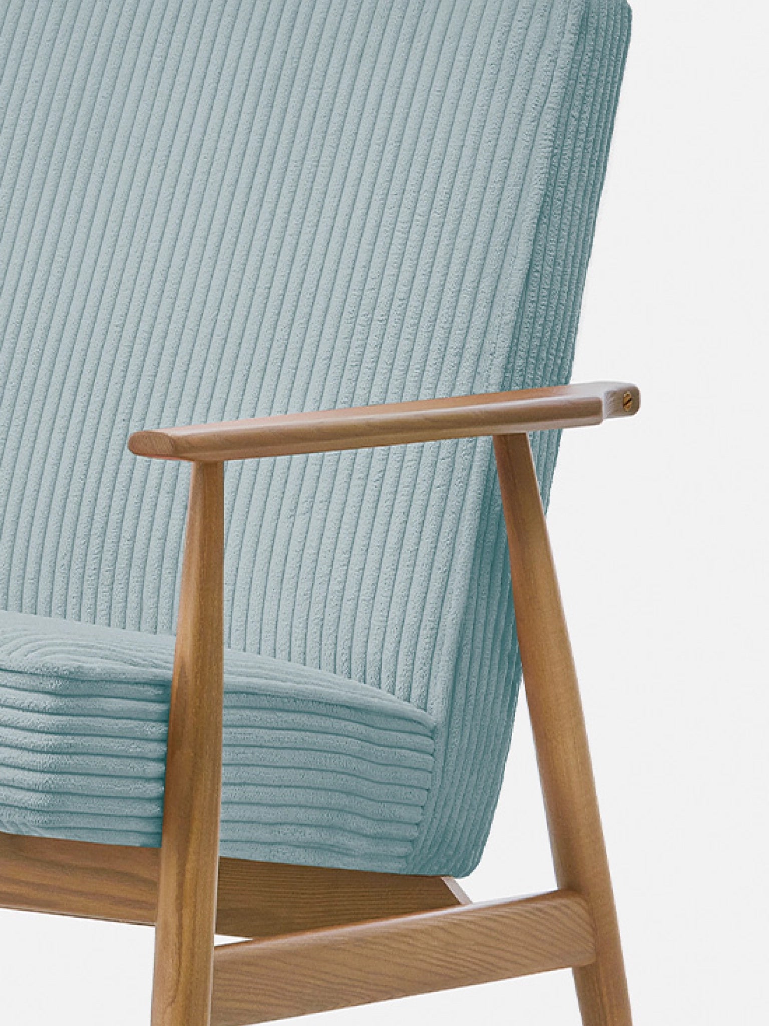 FOX ROCKING CHAIR – Mint in Cord Mint Fabric