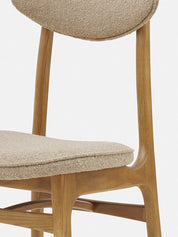 200-190 CHAIR – Beige in Boucle Beige Fabric