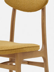 200-190 CHAIR – Yellow in Boucle Mustard Fabric