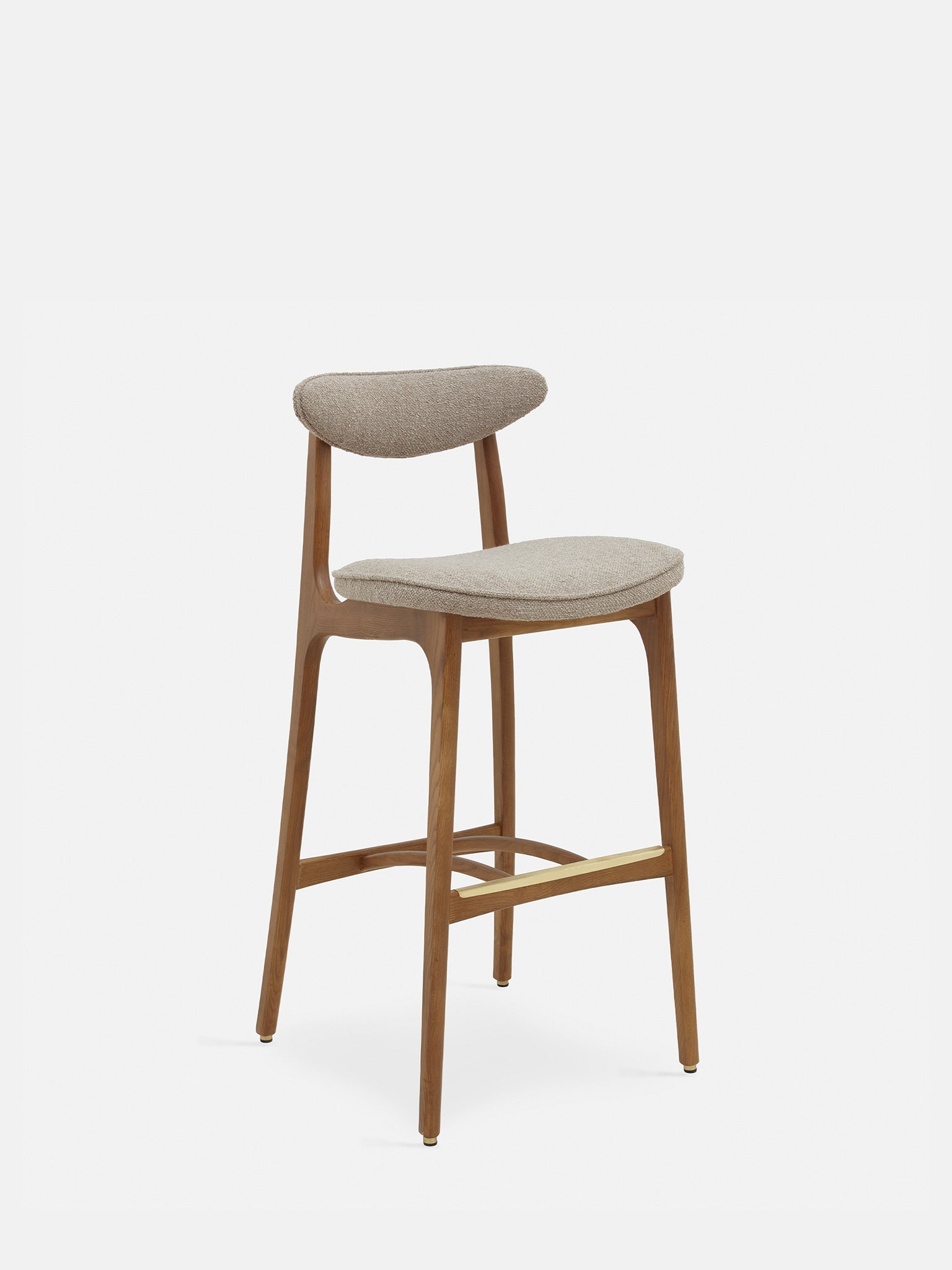 200-190 Bar Stool M/75 in Boucle Beige