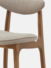 200-190 BAR STOOL M/75 – Beige in Boucle Beige Fabric