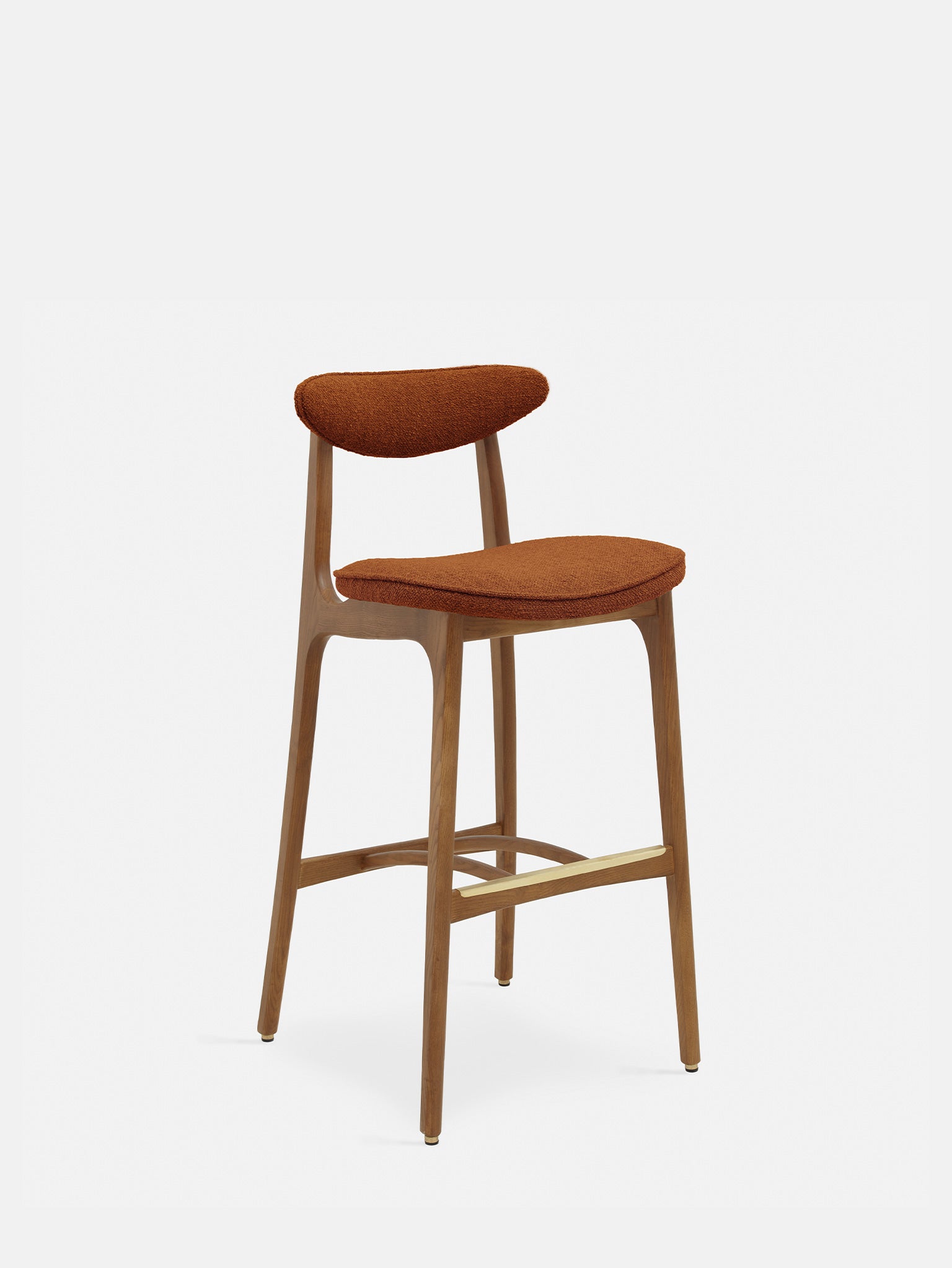 200-190 BAR STOOL M/75 – Red in Boucle Sierra Fabric