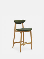 Outlet: 200-190 Bar Stool S/65 in Boucle Olive