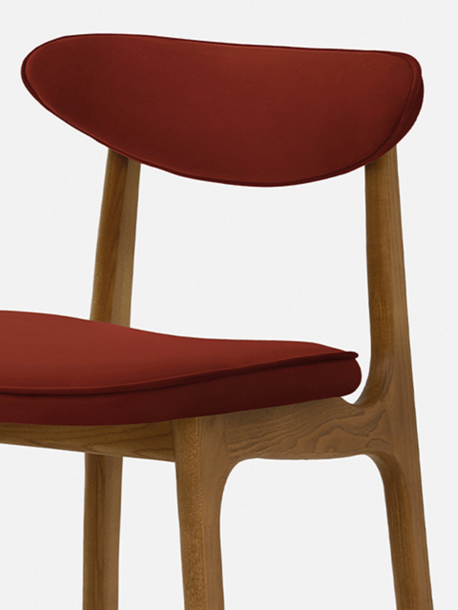 200-190 Bar Stool S/65 in Velvet Red Brick