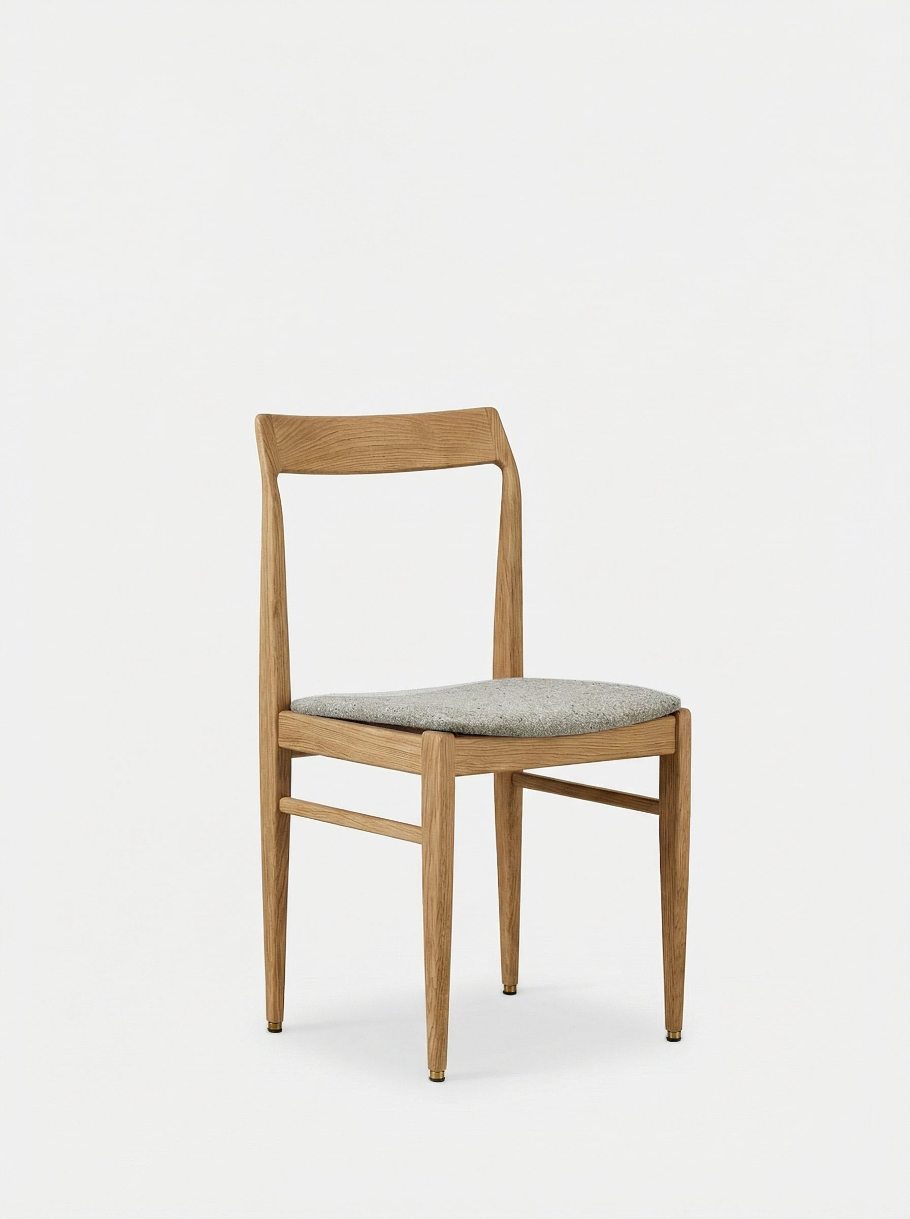 Chaise Homa 104 en tissu Grain L'amande