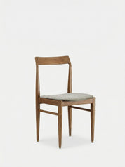 Chaise Homa 104 en tissu Grain L'amande