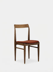 Chaise Homa 104 en tissu Grain Rouille