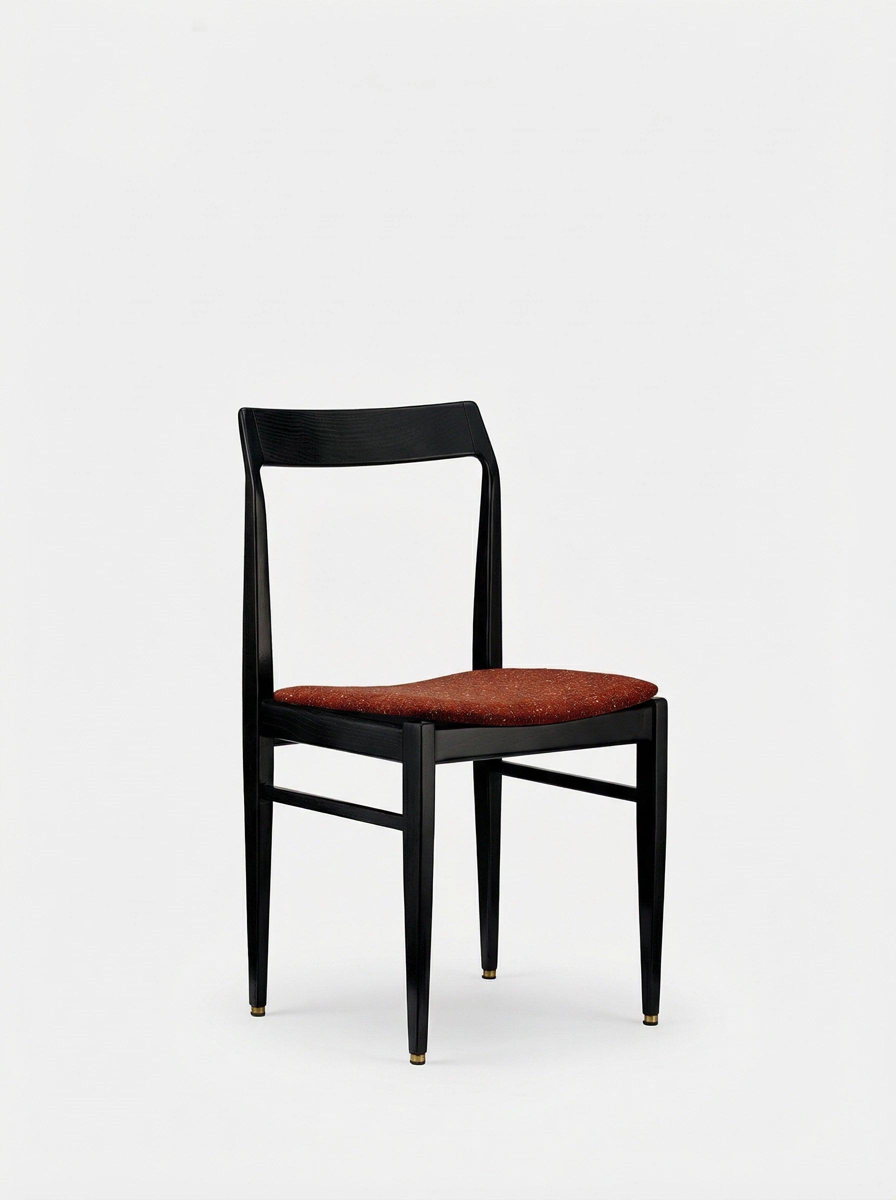 Chaise Homa 104 en tissu Grain Rouille