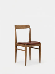 Chaise Homa 104 en tissu Natural Leather Brown