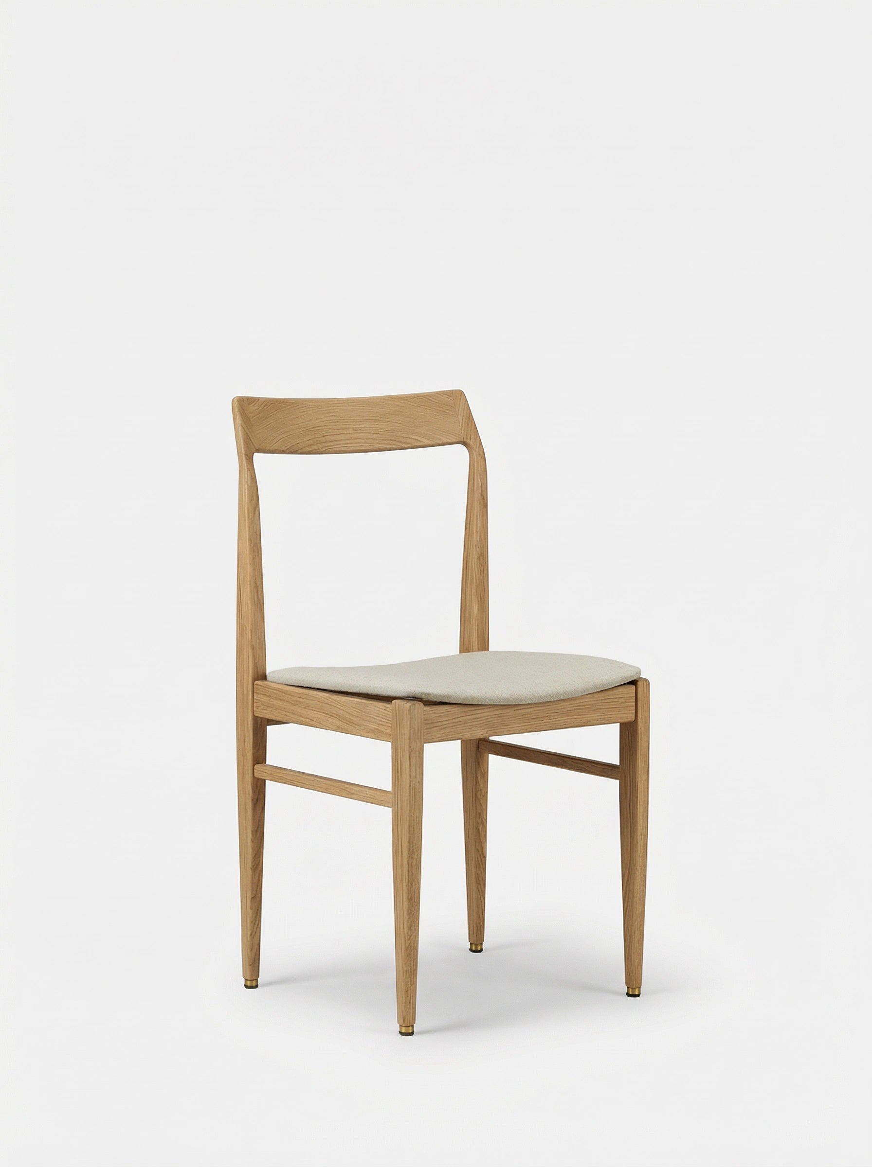 Chaise Homa 104 en tissu Recycled Wool Sand