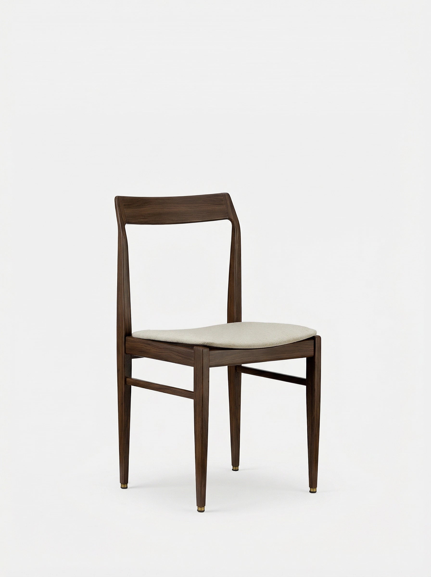 Chaise Homa 104 en tissu Recycled Wool Sand