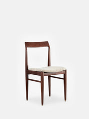 Chaise Homa 104 en tissu Boucle Creme