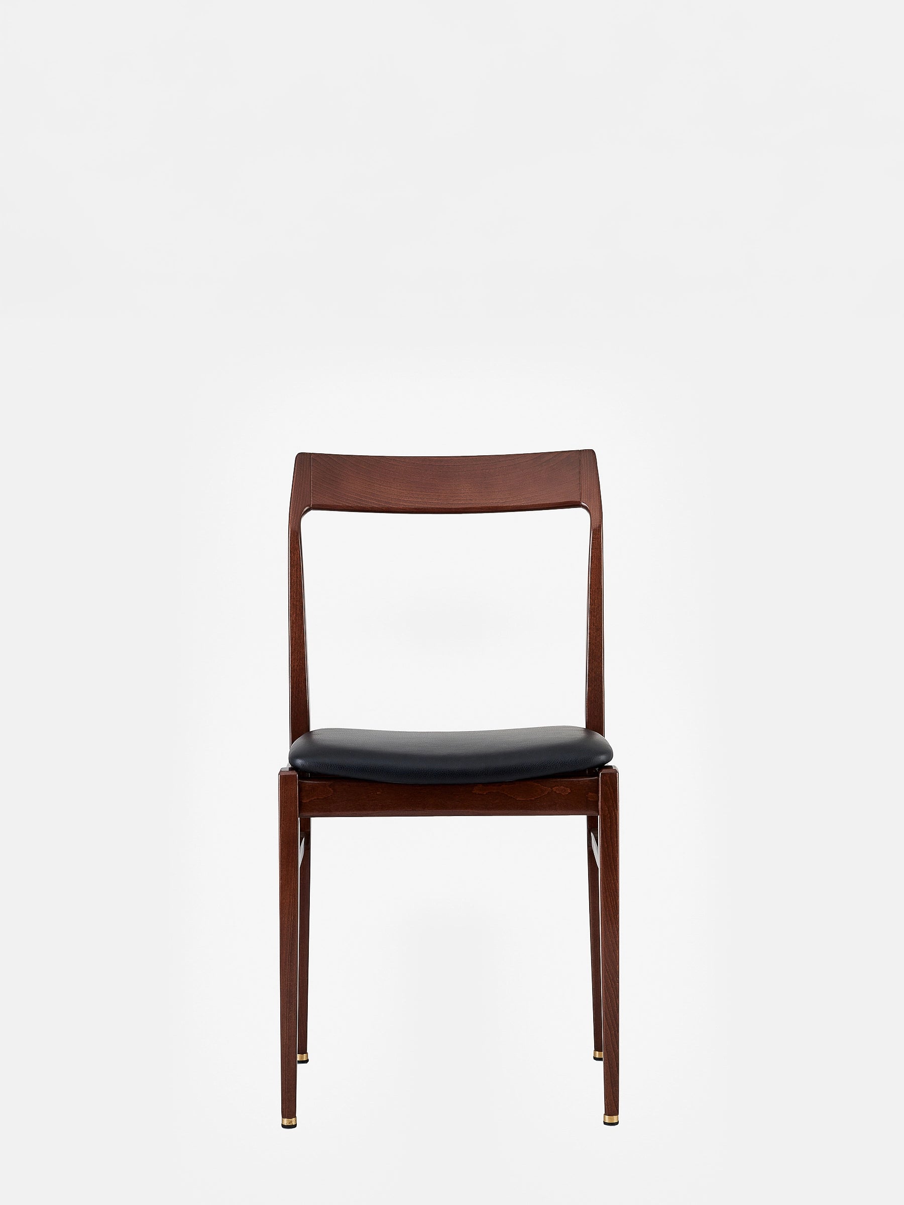 Chaise Homa 104 en tissu Natural Leather Black