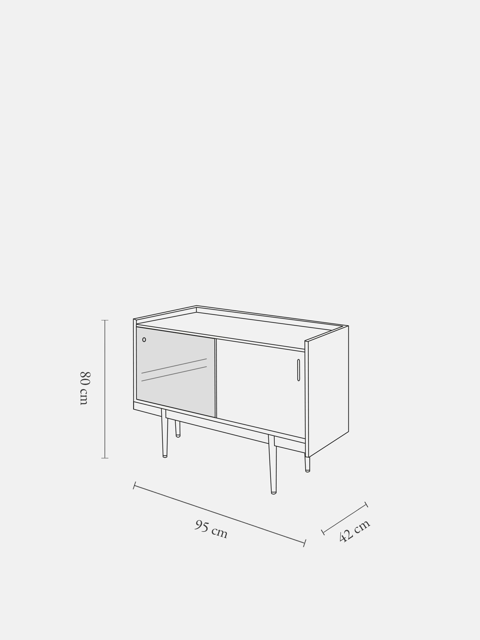 LA PETITE ENFILADE EN VERRE 1050