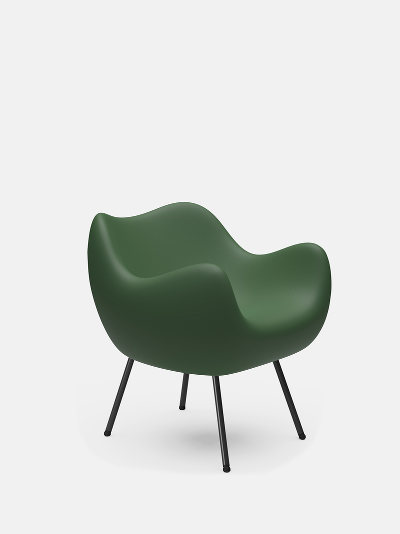 RM58 MATTE ARMCHAIR – Olive Green in Matte Finish