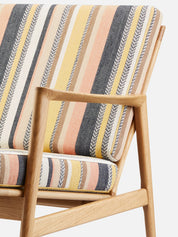 Stefan Lounge Chair in Costa Nova Corail Casamance