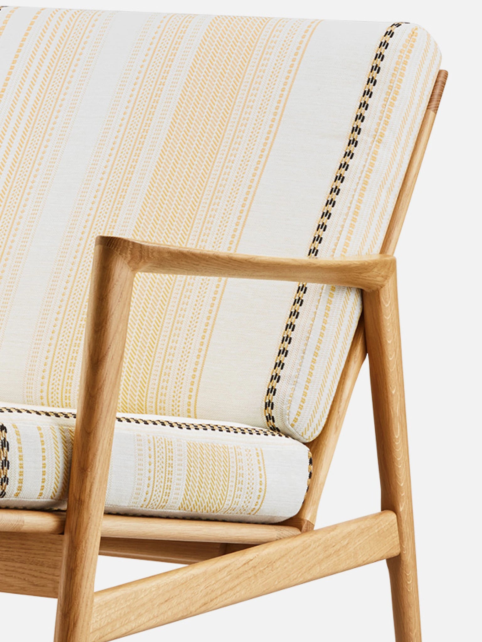 Fauteuil Stefan en tissu Ravello Mimosa Casamance