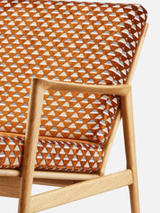 Stefan Lounge Chair in Uroko Roux Casamance