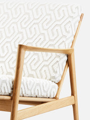Stefan Lounge Chair in Coffee Snow