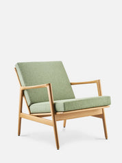 Stefan Lounge Chair in Recycled Wool Avocado