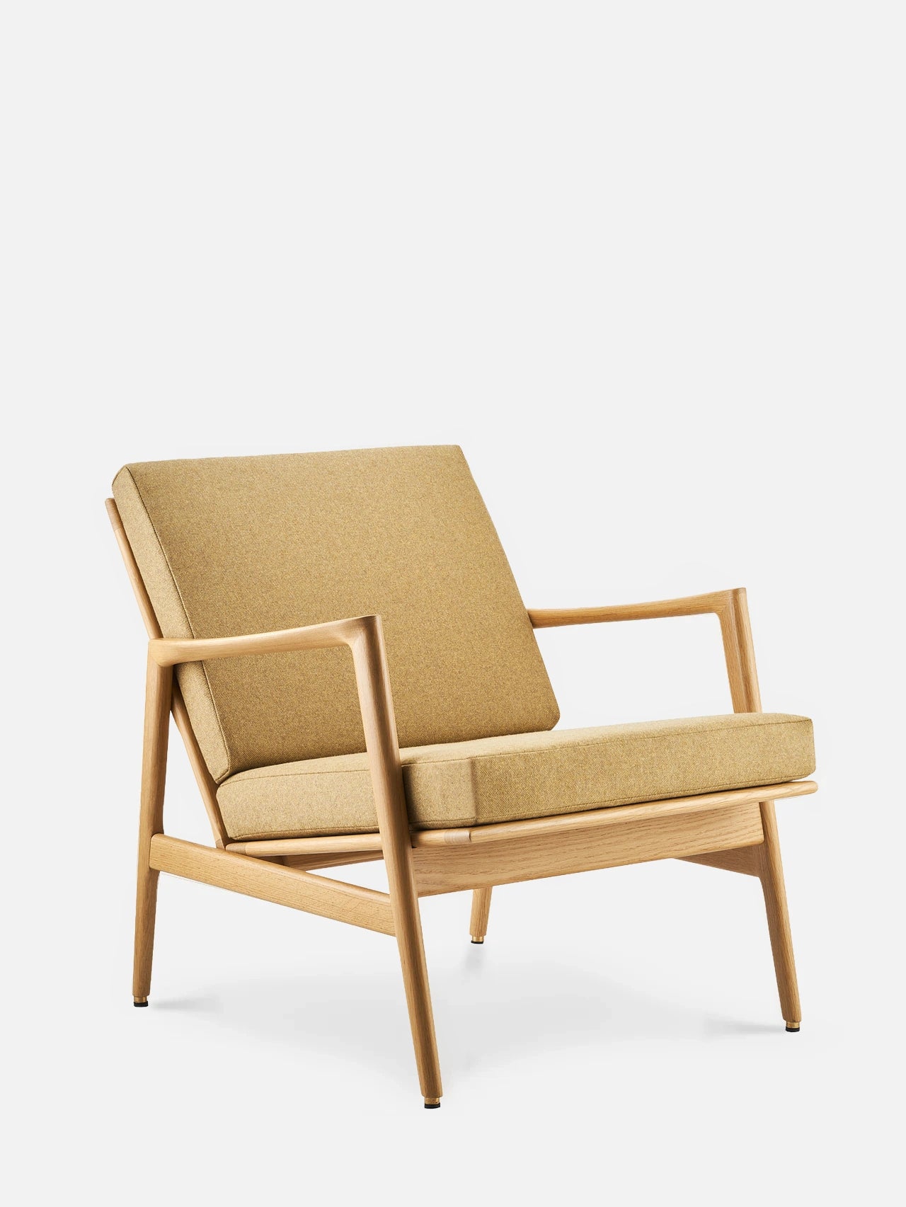 Fauteuil Stefan en tissu Recycled Wool Olive