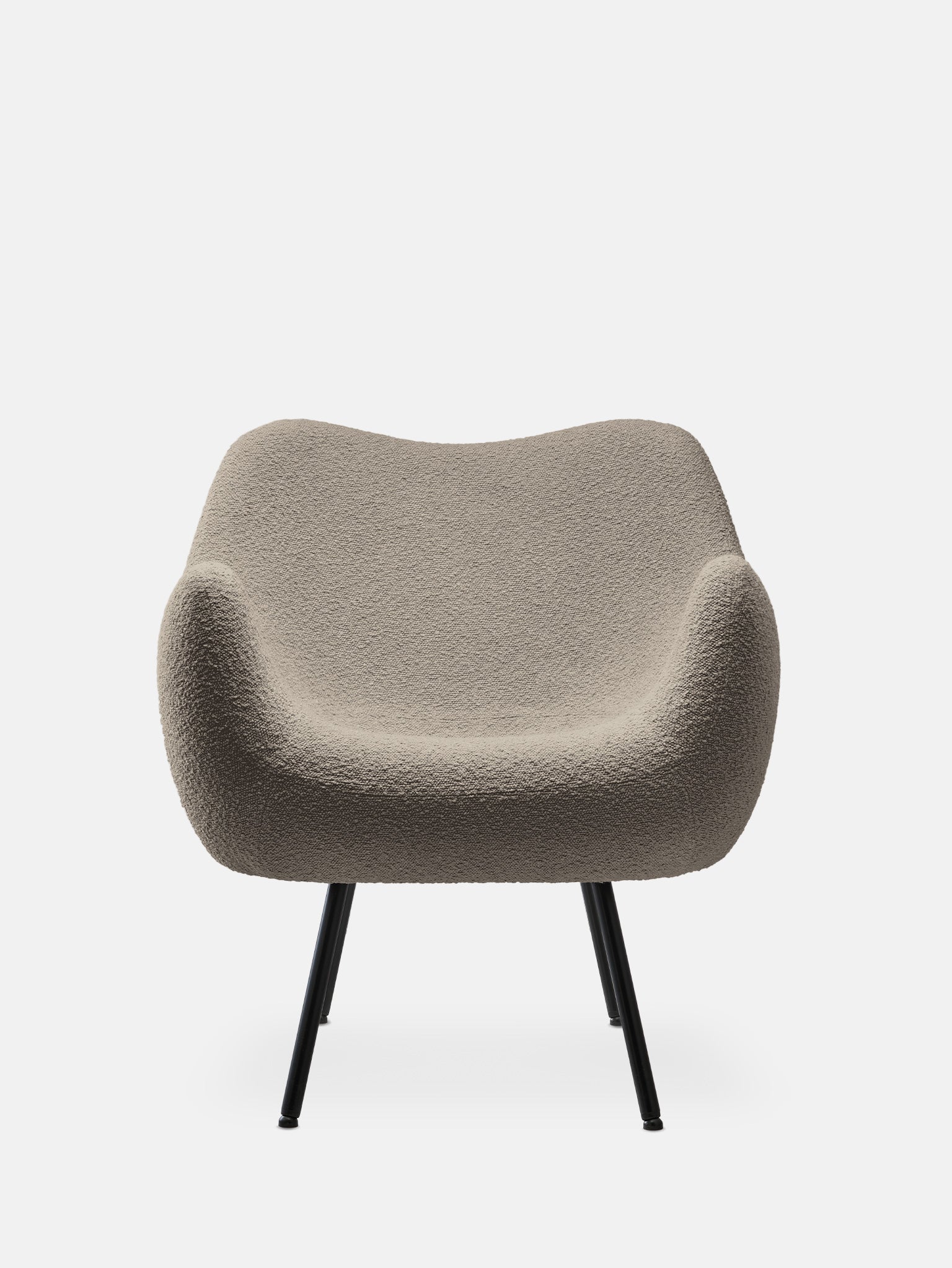 RM58 SOFT ARMCHAIR – Beige in Boucle Beige Fabric