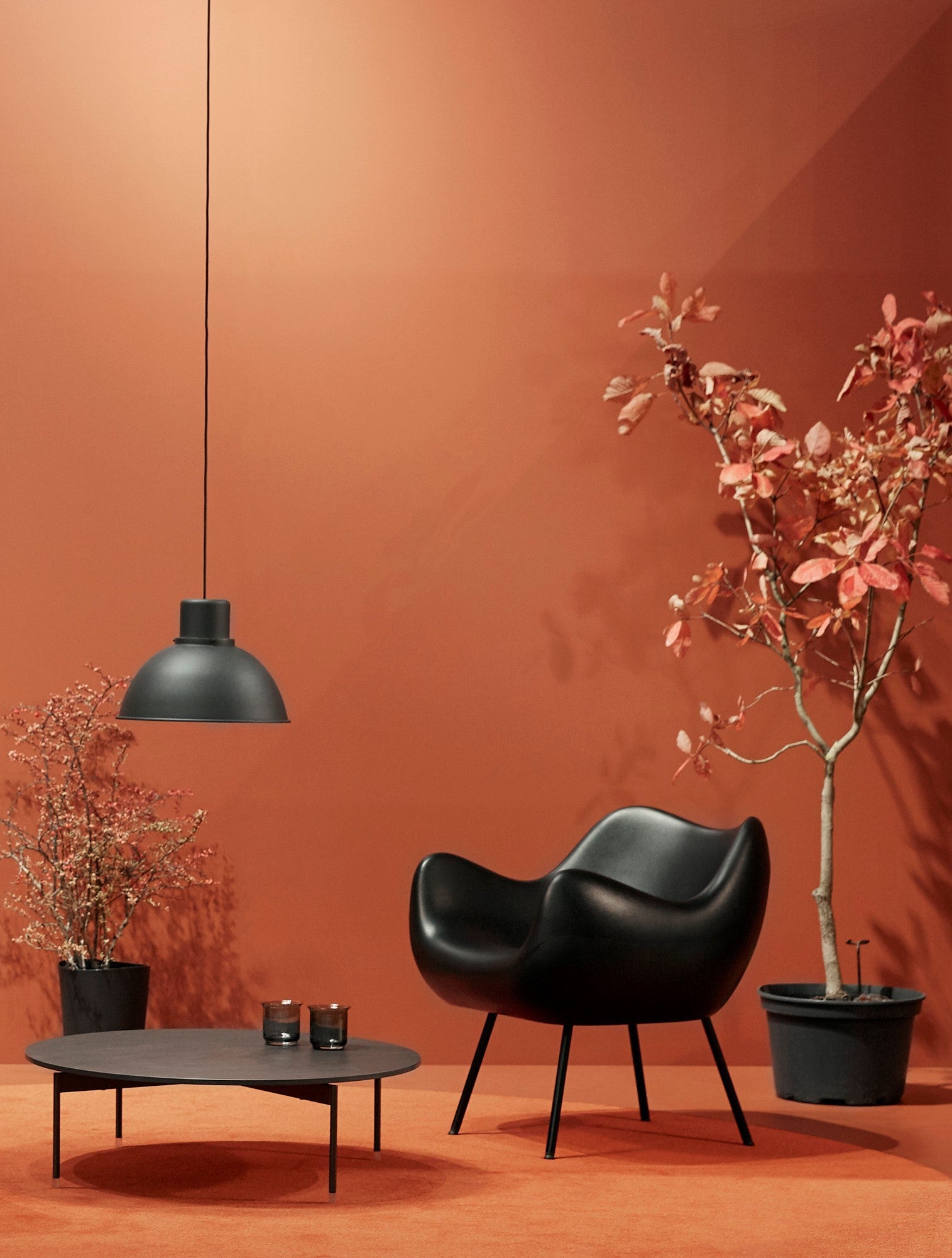 RM58 MATTE ARMCHAIR – Orange in Matte Finish