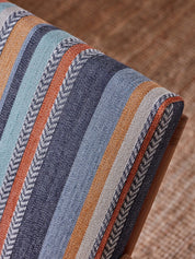 Fauteuil Stefan en tissu Costa Nova Bleu Casamance