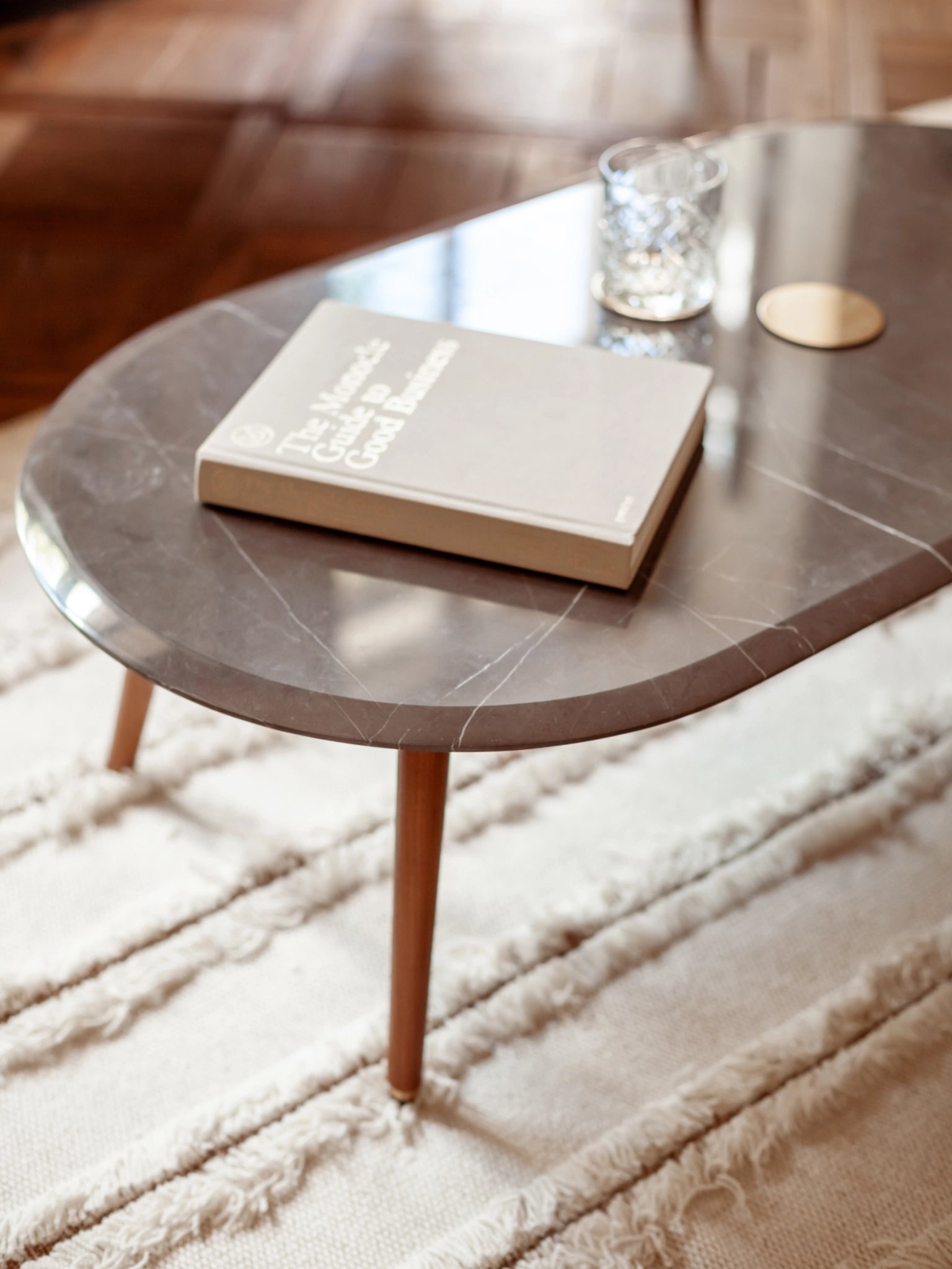 Marble Table basse Longue