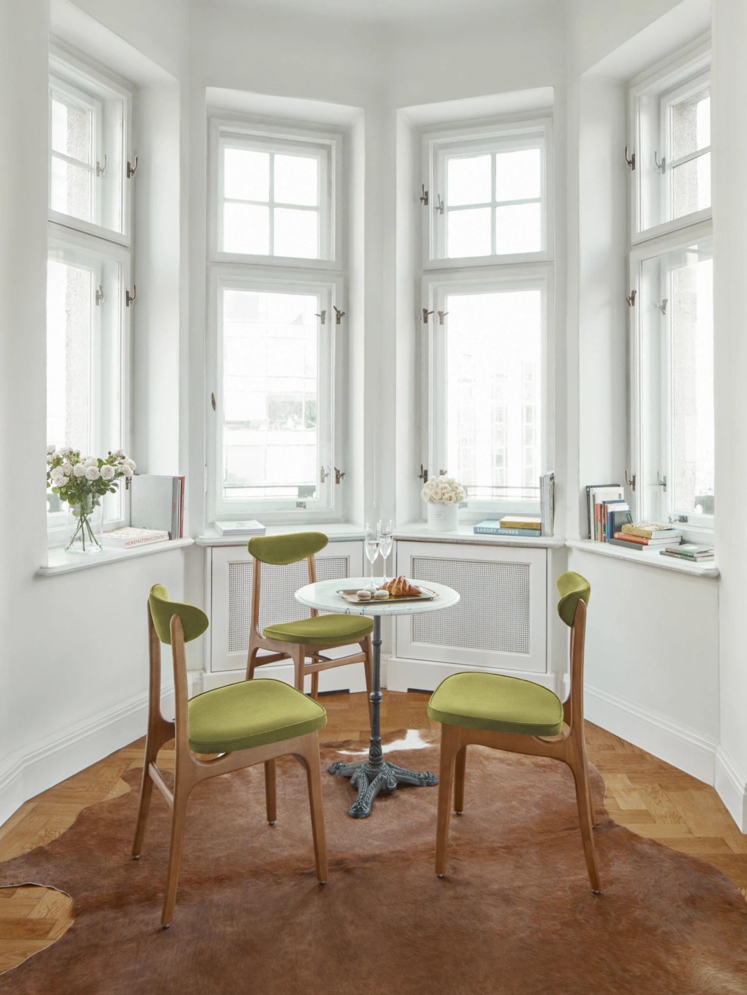 Chaise 200-190 en tissu Velvet Olive