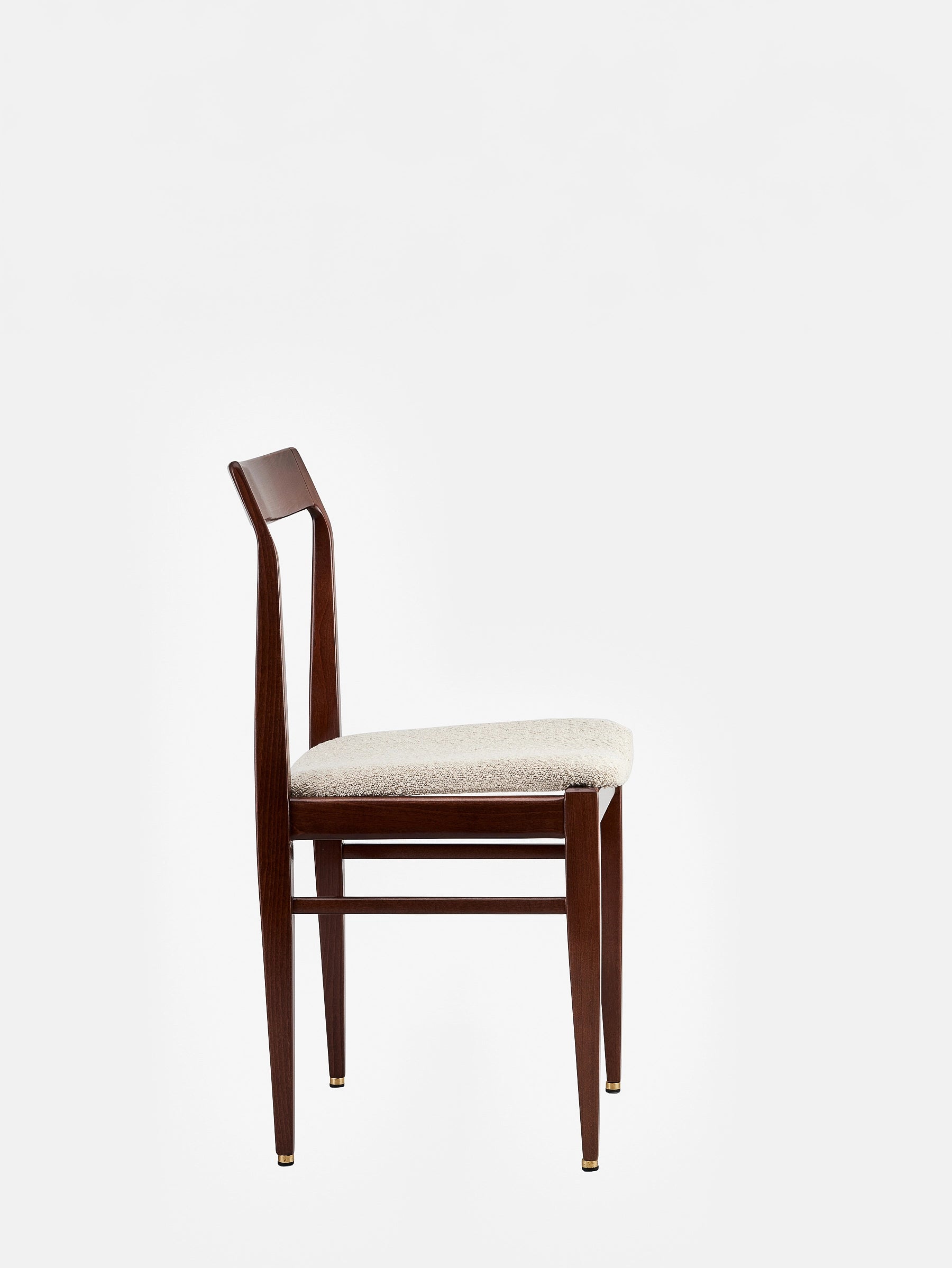 Chaise Homa 104 en tissu Boucle Creme