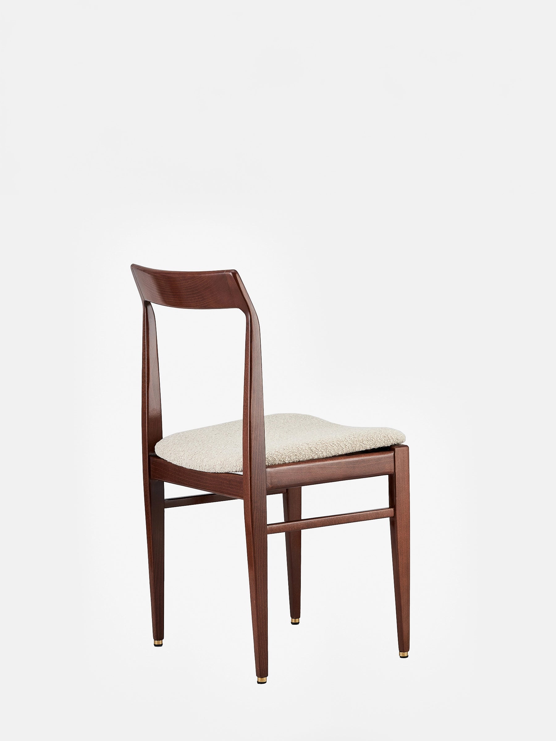 Chaise Homa 104 en tissu Boucle Creme