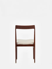 Chaise Homa 104 en tissu Boucle Creme