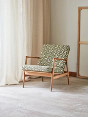 Stefan Lounge Chair in Coffee Olive