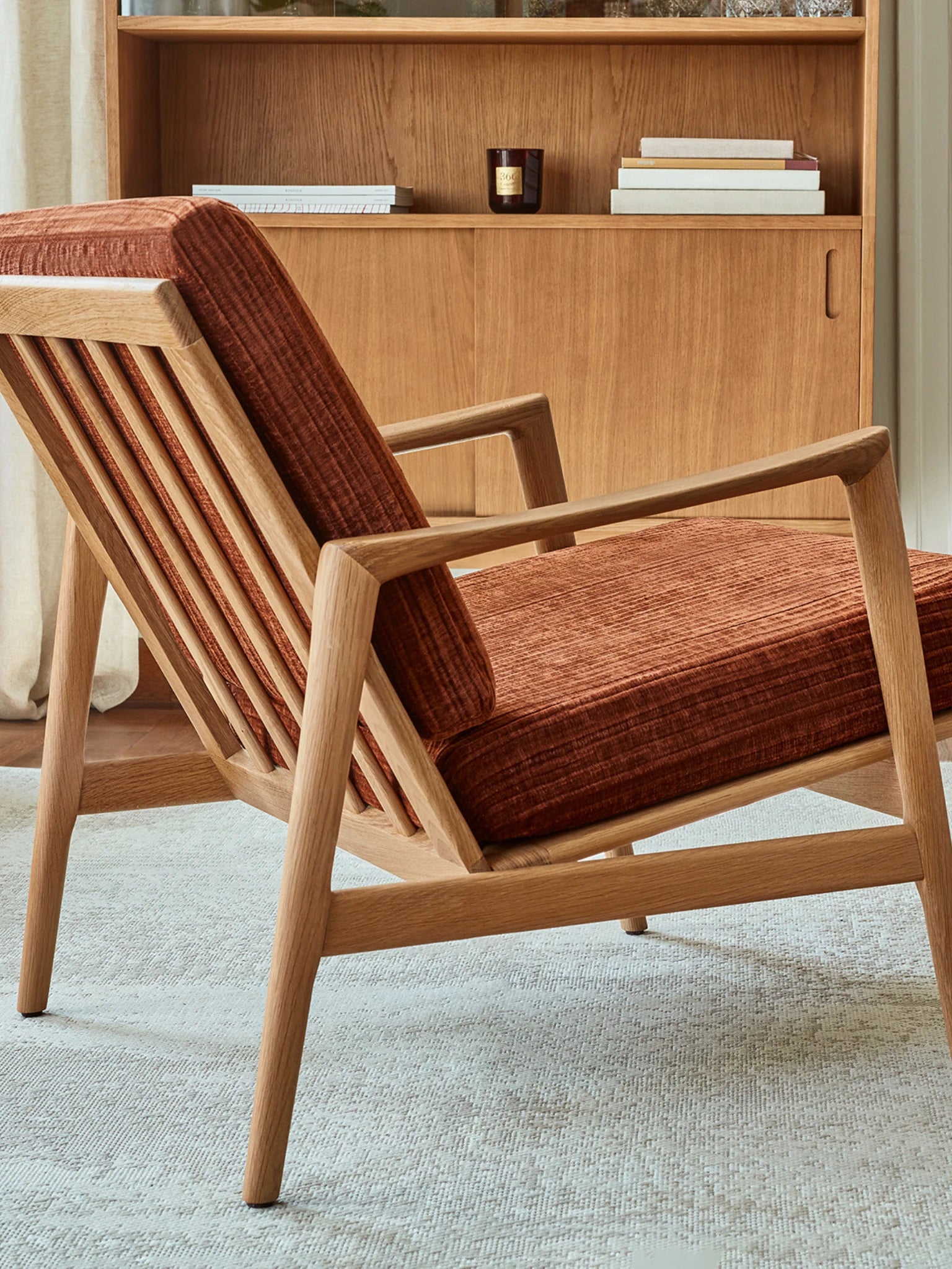 Stefan Lounge Chair in Wave Sierra