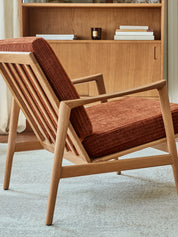 Stefan Lounge Chair in Wave Sierra