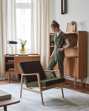 Stefan Lounge Chair in Wave Sierra