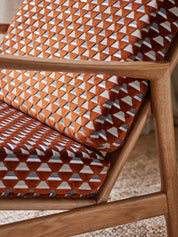 Stefan Lounge Chair in Uroko Roux Casamance