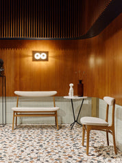 200-190 Bench in Boucle Creme